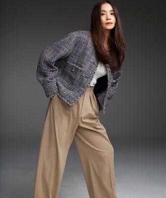 【ＣＬＡＳＳＹ．１１月号掲載／洗える】ドライ２ＷＡＹストレッチ　ワイドパンツ（ＰＲＷＳＣＡ０２１４）