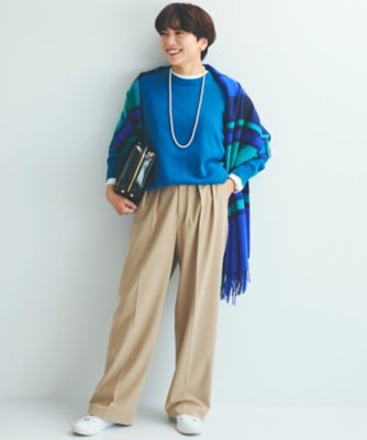 【ＣＬＡＳＳＹ．１１月号掲載／洗える】ドライ２ＷＡＹストレッチ　ワイドパンツ（ＰＲＷＳＣＡ０２１４）