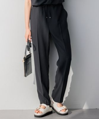 ＜23区 S (Women/小さいサイズ)＞【新色追加／洗える】ストレッチジョーゼット　テーパード　パンツ（ＰＲＷＳＣＭ０６３０）