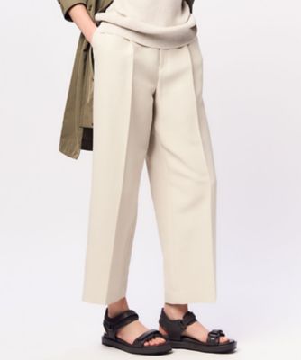 ＜23区 S (Women/小さいサイズ)＞【Ｏｇｇｉ４月号掲載／洗える】ハイカウントライトクロス　クロップド　パンツ（ＰＲＷＳＣＳ０２０４）