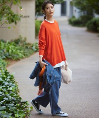 【ＲＥＤ　ＣＡＲＤ　ＴＯＫＹＯ×２３区】デニム　ワイドパンツ（ＰＲＷＳＣＷ０４２６）