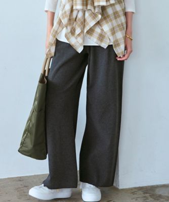 ＜23区 S (Women/小さいサイズ)＞【ＶＥＲＹ９月号掲載／洗える／吊り干しＯＫ】レーヨンストレッチ　ワイド　パンツ（ＰＲＷＳＧＡ０２５０）