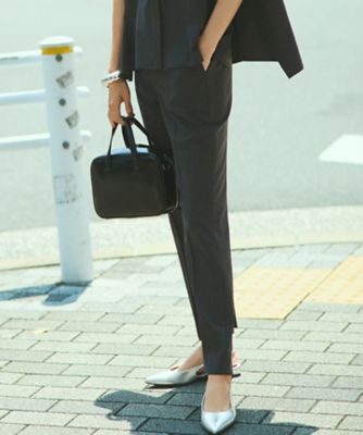＜23区 S (Women/小さいサイズ)＞【洗える】ＴＷマットクロス　スティック　パンツ（ＰＲＷＳＧＡ０３０２）