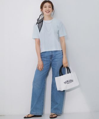 【接触冷感】２３区ＤＥＮＩＭ　サマー　ストレート　ワイド　パンツ（ＰＲＷＳＧＭ６５１９）