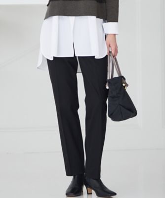 ＜23区 S (Women/小さいサイズ)＞【洗える】フランネル２ＷＡＹ　テーパード　パンツ（ＰＲＷＳＧＷ６５２１）