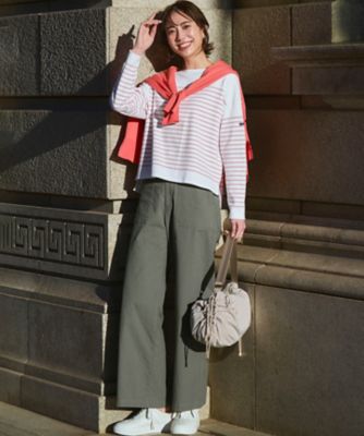 26SS【CanCam掲載】スラブツイルストレッチ ベイカーパンツ 38サイズ CanCam掲載】スラブツイルストレッチ ベイカーパンツ