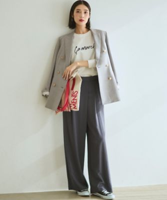 VERY・CLASSY．掲載】ドレープツイル アシンメトリー ワイド