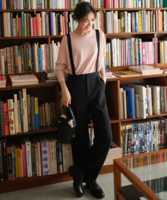 蛯原友里さん着用】トリアセダブルクロス ワイドストレート