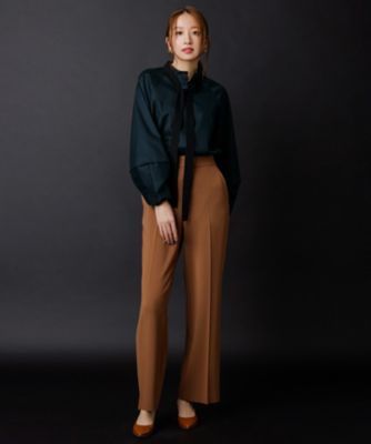 未使用タグ付き✳︎23区✳︎トリアセダブルクロス ワイドストレート パンツ 未使用タグ付き✳︎23区✳︎トリアセダブルクロス ワイド