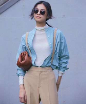 洗える】ストレッチダブルクロス サスペンダーパンツ