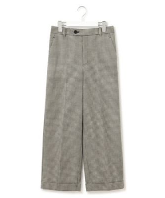 【洗える】ガンクラブチェックストレッチ　アンクル　パンツ（ＰＲＷＳＳＡ０３０５）