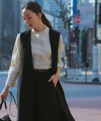 【洗える】リネンレーヨンストレッチ　ワイド　パンツ（ＰＲＷＳＳＭ０４０５）