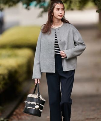 中村アンさん着用 ストレッチギャバ ワイド パンツ 番号ｅ８４ ｐｒｗｗｂａ０２１０ 三越伊勢丹オンラインストア 公式