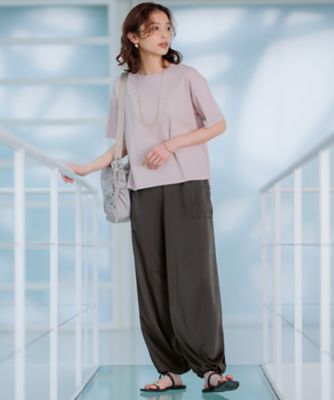 セブンフェアリー⭐︎QTUME カーブパンツ サイズ38 1/18 12:00〜販売開始》 カーブシルエットタックパンツ ¥5,990