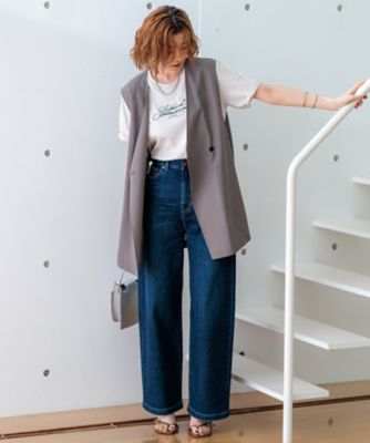【一部店舗限定】２３区ＤＥＮＩＭ　ストレッチ　ワイドパンツ（ＰＲＷＷＣＭ０８３１）