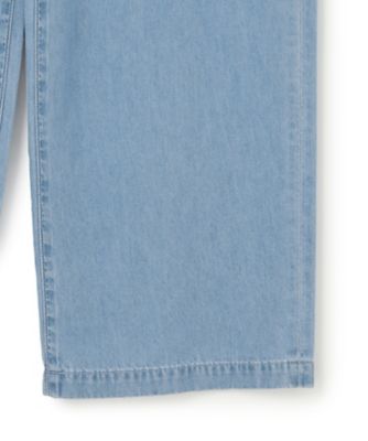 WEB限定/洗える】23区DENIM ライトダンガリー ワイドパンツ / 23