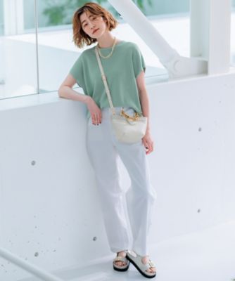 【ＣＬＡＳＳＹ．６月号掲載／洗える】２３区ＤＥＮＩＭ　コクーンシルエット　パンツ（ＰＲＷＷＣＳ０２１８）