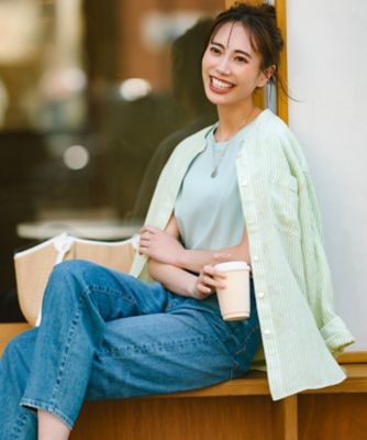 【ＣＬＡＳＳＹ．６月号掲載／洗える】２３区ＤＥＮＩＭ　コクーンシルエット　パンツ（ＰＲＷＷＣＳ０２１８）