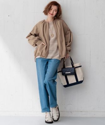 【ＣＬＡＳＳＹ．６月号掲載／洗える】２３区ＤＥＮＩＭ　コクーンシルエット　パンツ（ＰＲＷＷＣＳ０２１８）