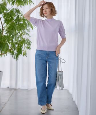 【ＣＬＡＳＳＹ．６月号掲載／洗える】２３区ＤＥＮＩＭ　コクーンシルエット　パンツ（ＰＲＷＷＣＳ０２１８）