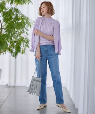【ＣＬＡＳＳＹ．６月号掲載／洗える】２３区ＤＥＮＩＭ　コクーンシルエット　パンツ（ＰＲＷＷＣＳ０２１８）