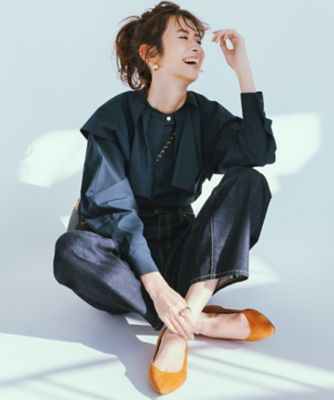 【ＣＬＡＳＳＹ．６月号掲載／洗える】２３区ＤＥＮＩＭ　コクーンシルエット　パンツ（ＰＲＷＷＣＳ０２１８）