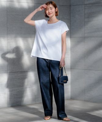 【ＣＬＡＳＳＹ．６月号掲載／洗える】２３区ＤＥＮＩＭ　コクーンシルエット　パンツ（ＰＲＷＷＣＳ０２１８）