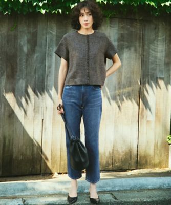 【新品タグ付】23区 DENIM スリムフィット デニムパンツ　46サイズ 23区 ジーンズ デニム デニムパンツ 「Oggi3月号掲載/新色追加