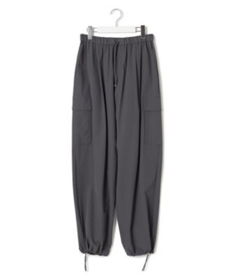 撥水加工／洗える】ナイロン2WAYストレッチ パラシュート パンツ