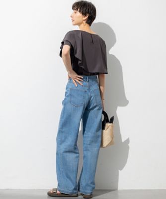 【接触冷感】２３区ＤＥＮＩＭ　サマー　ストレート　ワイド　パンツ（ＰＲＷＷＧＭ６５１９）