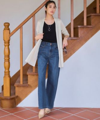 【接触冷感】２３区ＤＥＮＩＭ　サマー　ストレート　ワイド　パンツ（ＰＲＷＷＧＭ６５１９）