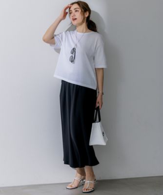 【Ｌサイズ限定／吸水速乾／ＵＶカット／接触冷感／】ストレッチジョーゼット　ガウチョパンツ（ＰＲＷＷＧＭ６８６１）