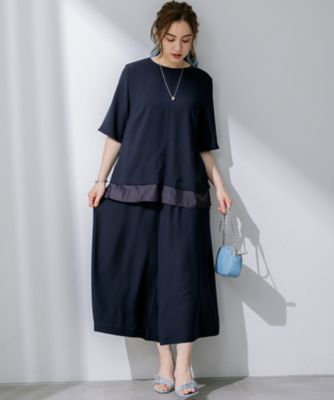 【Ｌサイズ限定／吸水速乾／ＵＶカット／接触冷感／】ストレッチジョーゼット　ガウチョパンツ（ＰＲＷＷＧＭ６８６１）