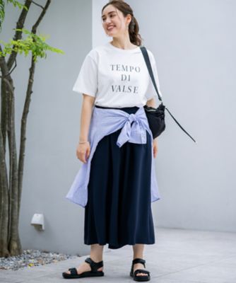 【Ｌサイズ限定／吸水速乾／ＵＶカット／接触冷感／】ストレッチジョーゼット　ガウチョパンツ（ＰＲＷＷＧＭ６８６１）