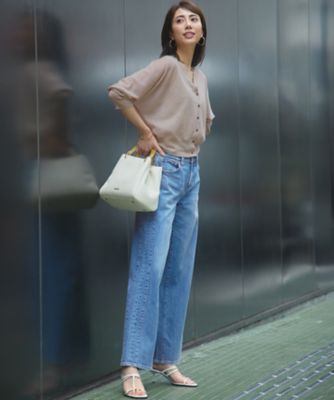 【ＲＥＤ　ＣＡＲＤ　ＴＯＫＹＯ×２３区／ＶＥＲＹ３月号掲載】デニム　ライン　ワイドパンツ（ＰＲＷＷＧＳ０２２３）