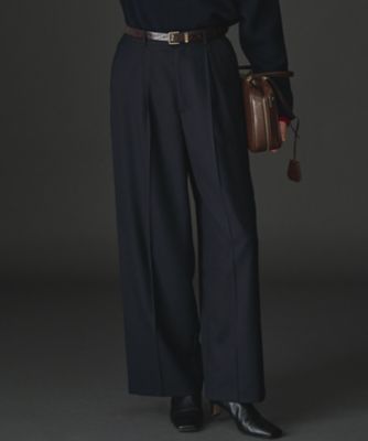 滝沢眞規子さん着用／VERY掲載／洗える】TWビエラ タック ワイド