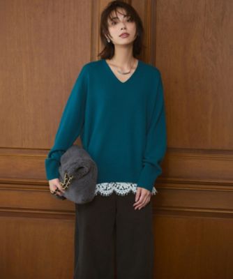 滝沢眞規子さん着用／洗える】コットン コーデュロイ ワイド パンツ