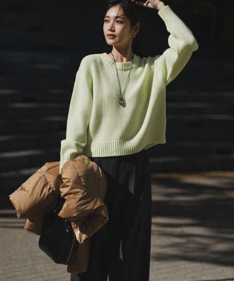 ラメミックスツイード タック ワイド パンツ（PRWWGW0518