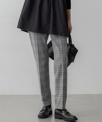 ＜23区 L (Women/大きいサイズ)＞【Ｏｇｇｉ掲載／洗える】ウォームストレッチ　チェック　テーパード　パンツ（ＰＲＷＷＧＷ０６０４）