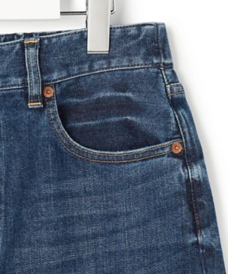 Lサイズ限定】23区DENIM ストレッチ ワイド パンツ