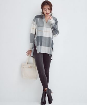２３区 ＤＥＮＩＭベルベットストレッチパンツ（検索番号Ｈ３６