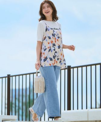 見上愛さん着用】23区 Summer DENIM ベイカーパンツ