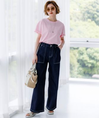 見上愛さん着用】23区DENIM サマー ベイカーパンツ