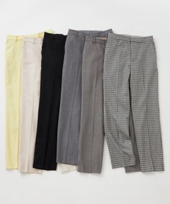 ウールミルドストレッチチェック　ワイドパンツ（ＰＲＷＷＮＷ０４０４）