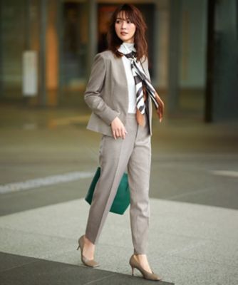 【ＣＬＡＳＳＹ．１月号掲載／洗える】ウールライクカルゼ　テーパード　パンツ（ＰＲＷＷＮＷ０４０９）
