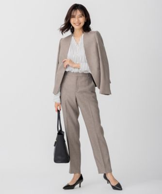 【ＣＬＡＳＳＹ．１月号掲載／洗える】ウールライクカルゼ　テーパード　パンツ（ＰＲＷＷＮＷ０４０９）