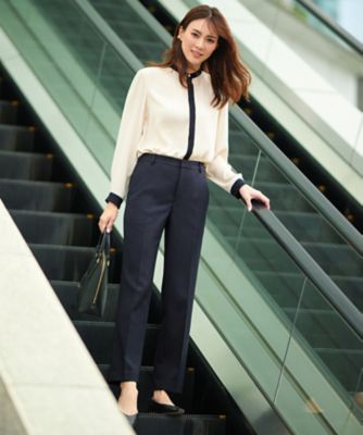 【ＣＬＡＳＳＹ．１月号掲載／洗える】ウールライクカルゼ　テーパード　パンツ（ＰＲＷＷＮＷ０４０９）