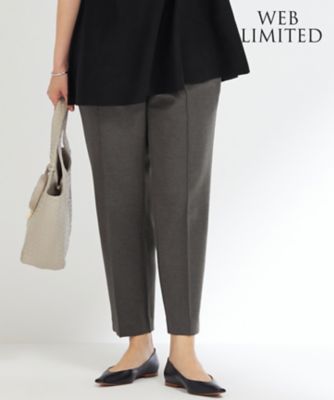 ＜23区 L (Women/大きいサイズ)＞【Ｌサイズ限定】ソフトストレッチポンチ　テーパードパンツ（ＰＲＷＷＮＷ０８４２）