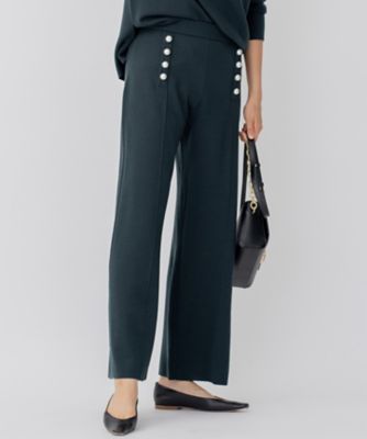 【ＣＬＡＳＳＹ．１月号掲載】ウールブレンド　ニット　パンツ（ＰＲＷＷＮＺ０６５０）