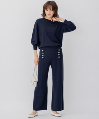 【ＣＬＡＳＳＹ．１月号掲載】ウールブレンド　ニット　パンツ（ＰＲＷＷＮＺ０６５０）
